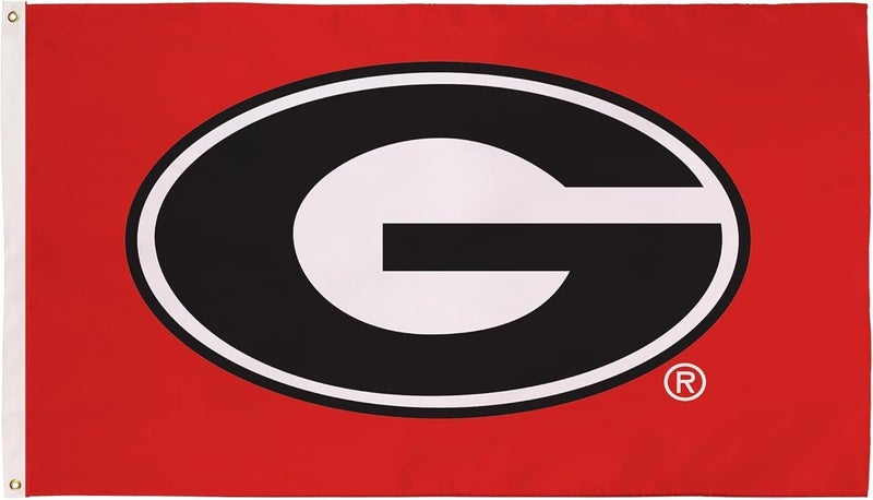 BSI NCAA Georgia Bulldogs G Logo 3x5 Foot Flag with Grommets - Image 1